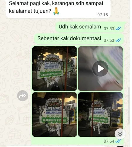 Pengiriman Papan Bunga Selamat Semawung Purworejo