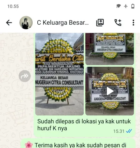 Pengiriman Papan Bunga Duka Semawung Purworejo