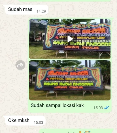 Pengiriman Papan Bunga Semawung Purworejo